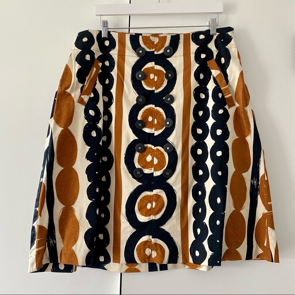 Ashley Stewart Tribal Ethnic Print A-line Skirt 14